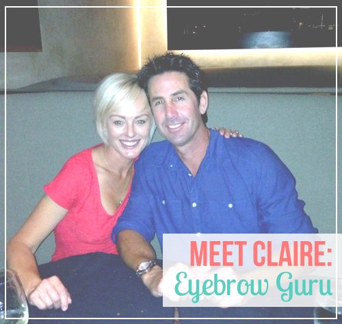 Claire Long brow guru talks eyebrows Lauryn Evarts, fitness blogger, health blogger, and diet blogger talks everything eyebrows with Claire Long and Lindsay Gowen Merrell.