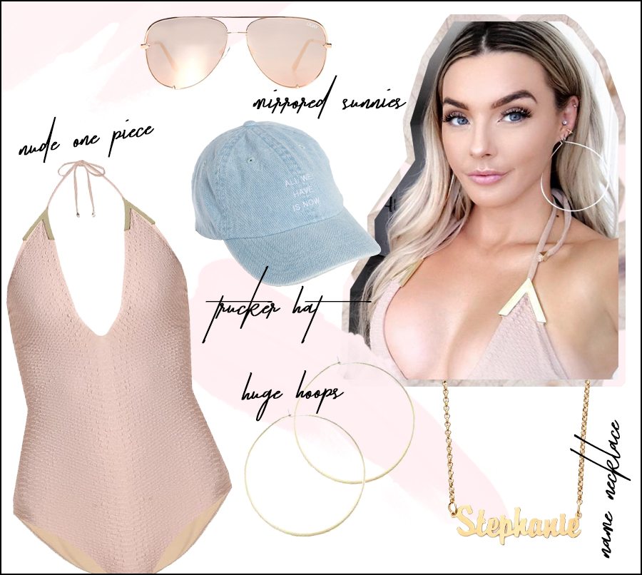 one piece summer collage | by the skinny confidential