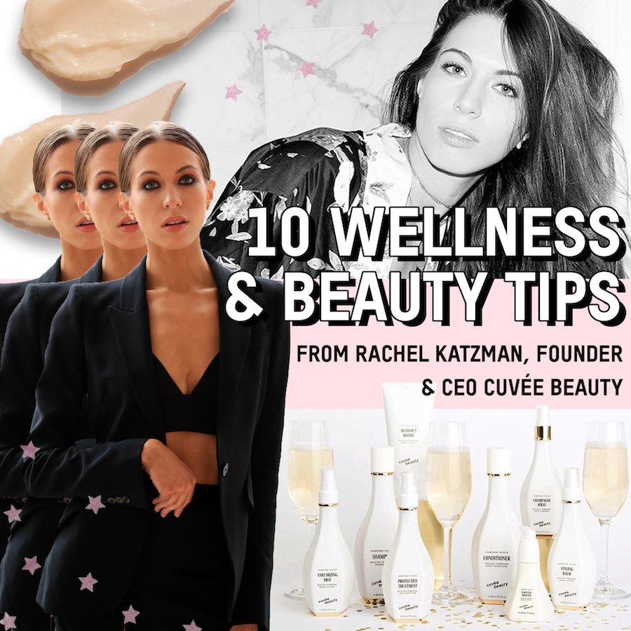 cuvee beauty champagne natural haircare wellness fitness health tips hacks