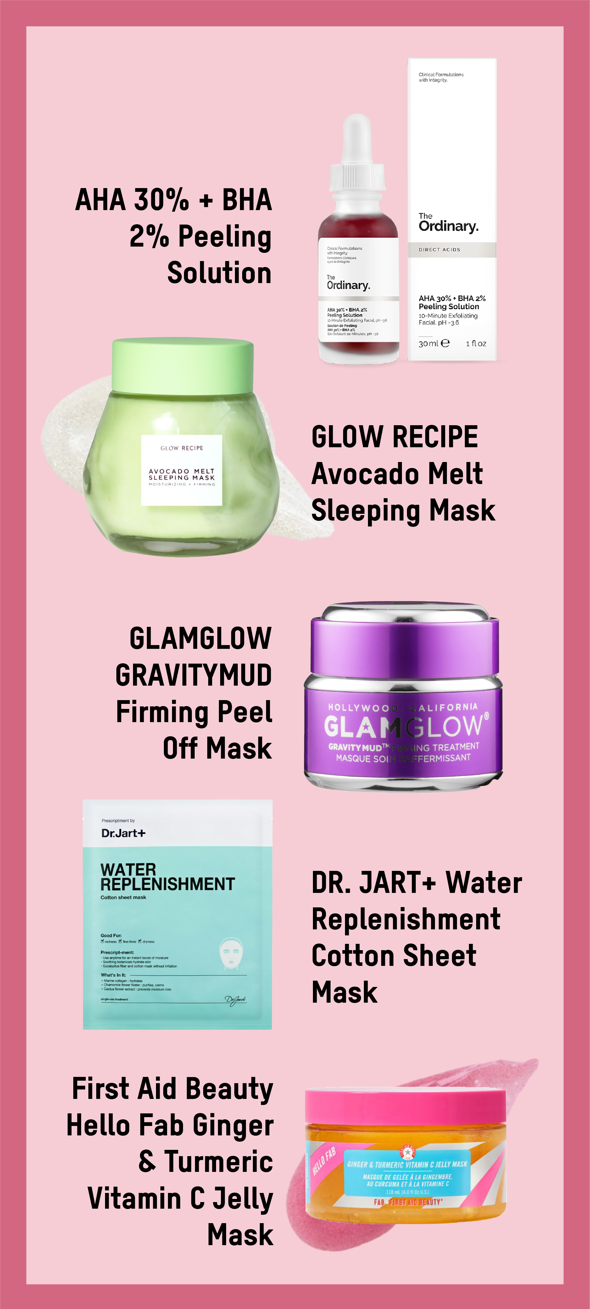 favorite sheet masks by the skinny confidential