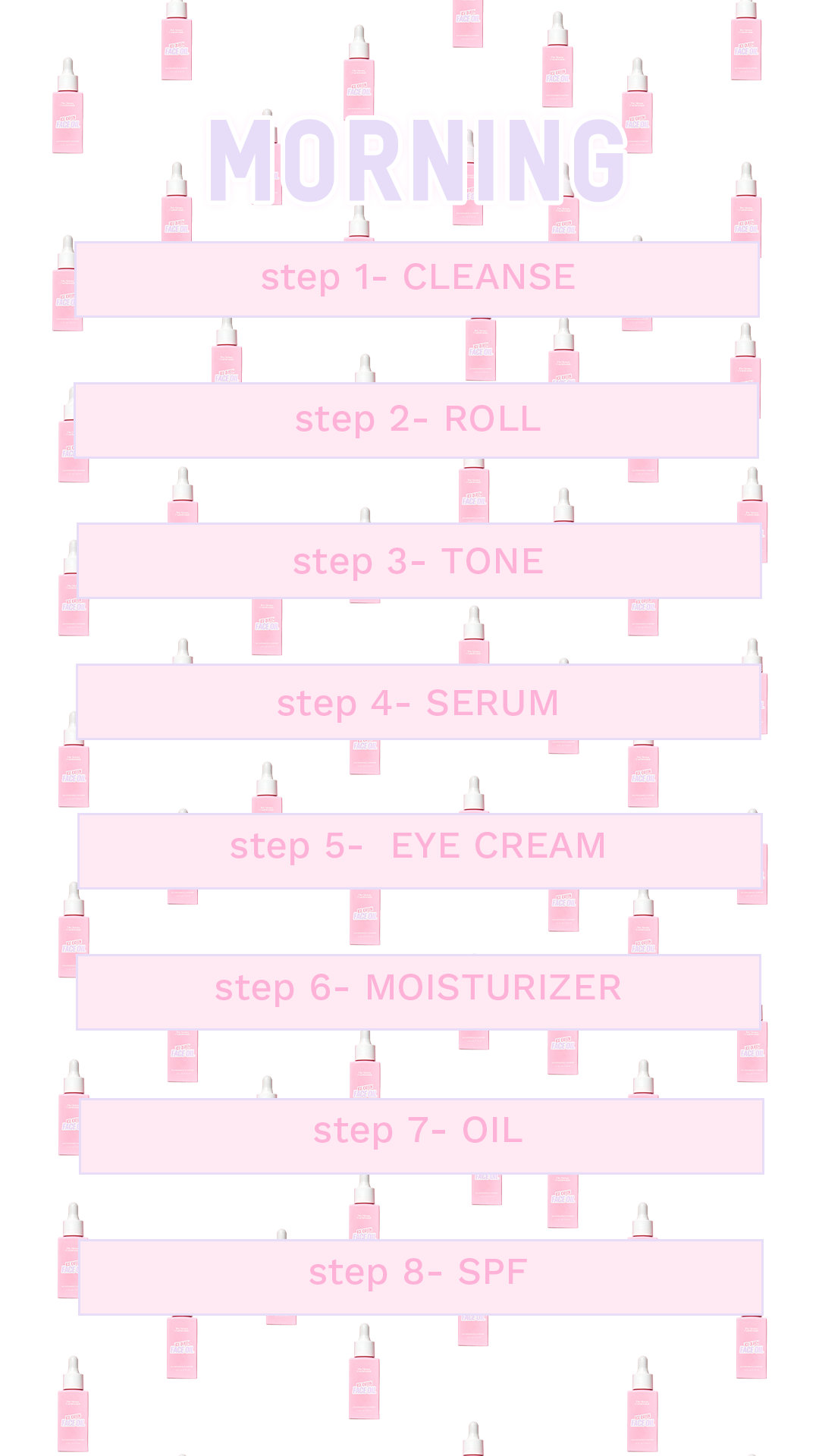 Morning Skincare routine steps | When Should You Apply Facial Oil