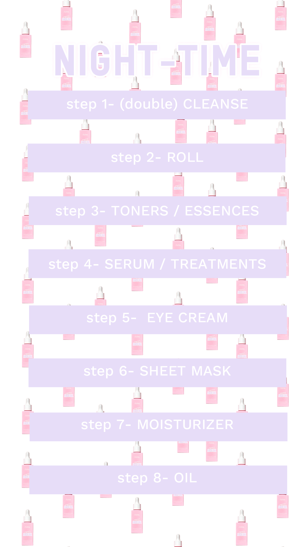 skincare night routine order