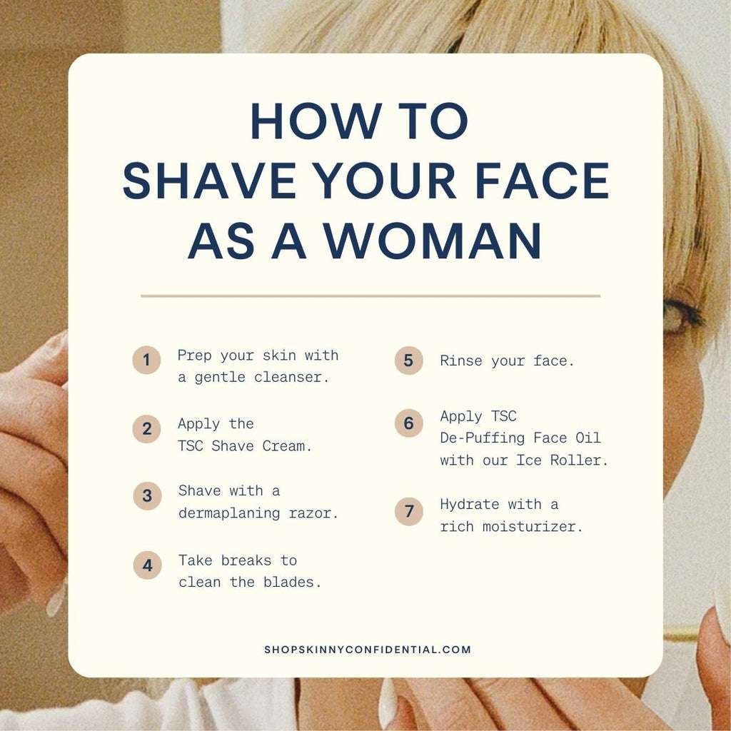 How to Shave Your Face as a Woman