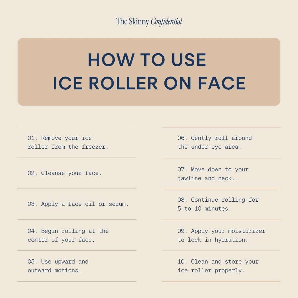 How to Use Ice Roller on Face